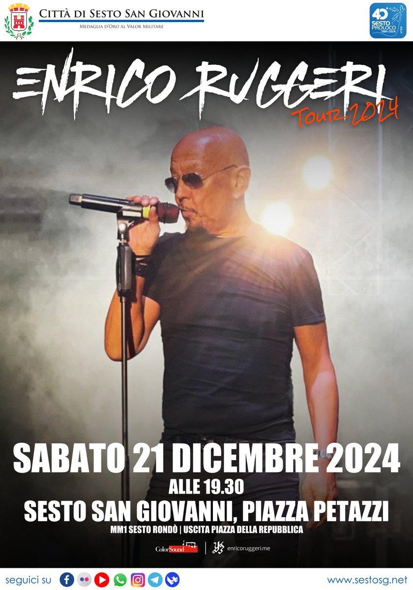 Anche voi state valutando quanti strati mettervi addosso domani per il concerto di <a href="/enricoruggeri/">Enrico Ruggeri</a> a #sestosangiovanni? Tranquilli: balleremo, canteremo, applaudiremo e ... "non avremo freddo più". 🎶🎶🎶 Enrico Sesto ti aspetta a braccia aperte! <a href="/Rougefanbase/">Enrico Ruggeri fan base</a>
