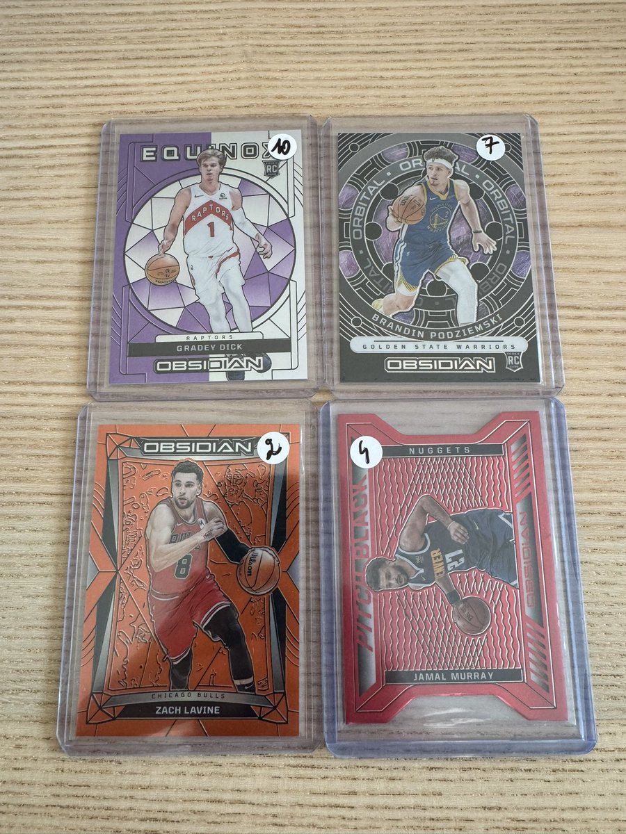 jeanbagate's tweet image. Petit post de vente
D’autres cartes en commentaires
Les prix sont OBO et port non inclus
N’hésitez pas si vous avez des questions 
#nbacardsaddict
 Bijan /49 et on card
Aldama revolution Galactic 
Zach /25 sticker
Webb /149
Jalen RC /75
Wilkins/99
Drexler /99
