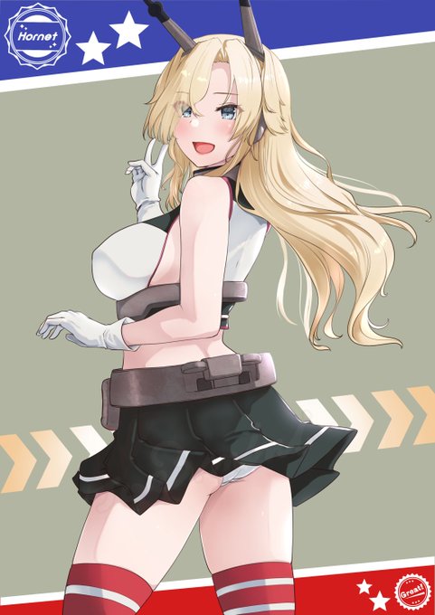 ホーネットさんに陸奥さんの服を着て貰う。・・良いのでは😃 