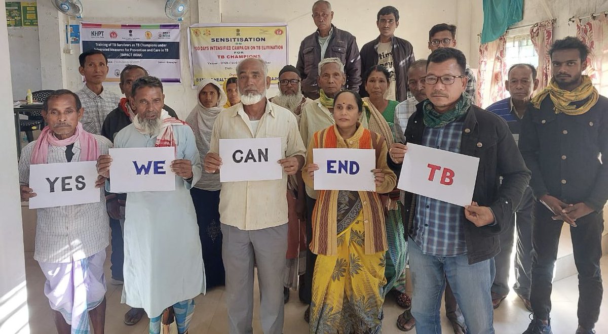 NTEP48152085145's tweet photo. 100 Days IEC Campaign on TB -
TB Champions were trained and screened and Shivirs  were conducted at the @AyushmanArogyaMandirs of the District.
@TbDivision @AssamSto @dckokrajhar @nhm_assam https://t.co/qxmQgaGeeF