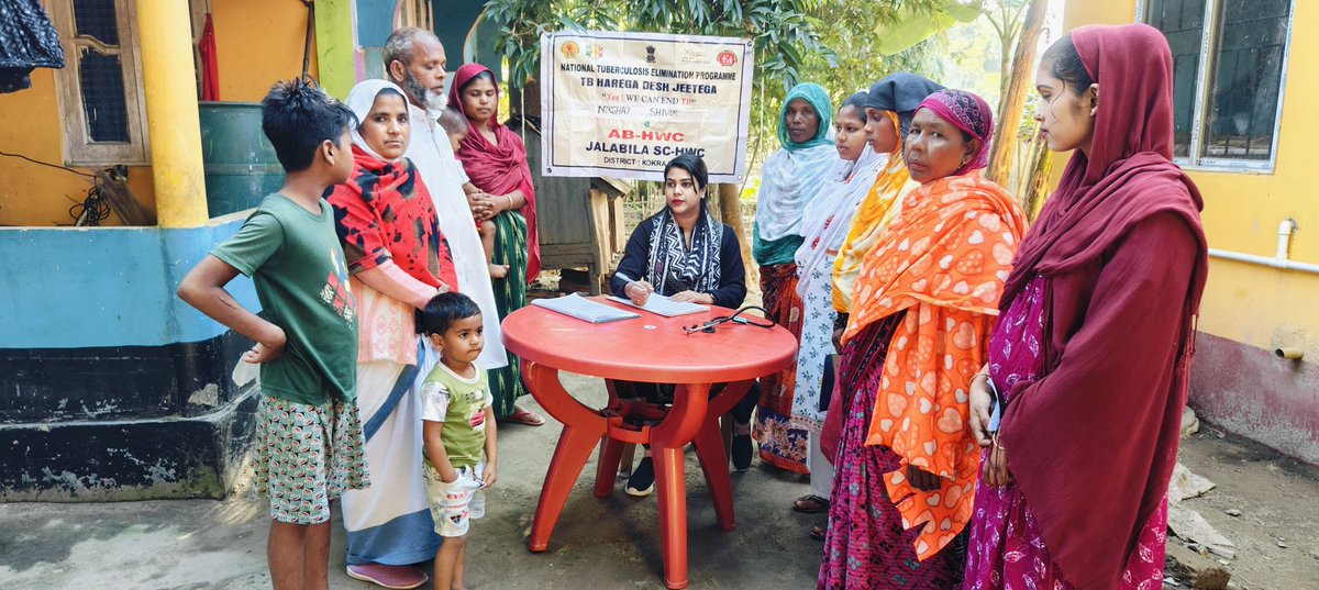 NTEP48152085145's tweet photo. 100 Days IEC Campaign on TB -
TB Champions were trained and screened and Shivirs  were conducted at the @AyushmanArogyaMandirs of the District.
@TbDivision @AssamSto @dckokrajhar @nhm_assam https://t.co/qxmQgaGeeF