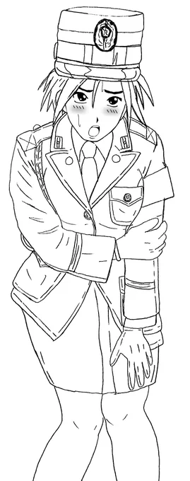 婦警カンナ「あ……あたいにはスカートは無理だよ……///
ワッペン(出動服)じゃないと落ち着かないよ」

婦警さくら「カンナさんも似合ってますよ(制服 パツンパツンだけど)」

婦警カンナ「そ…そうかい?///」 