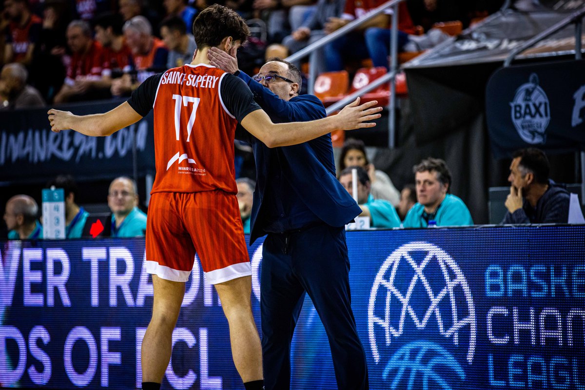 Diego Ocampo on 2006-born Mario Saint-Supery, who has been shining thus far with BAXI Manresa:

"He is in constant evolution. Last year, despite being 17 years old, he adapted very well to the LEB Oro. Making his way to the ACB and the BCL was a big step, but he has been doing