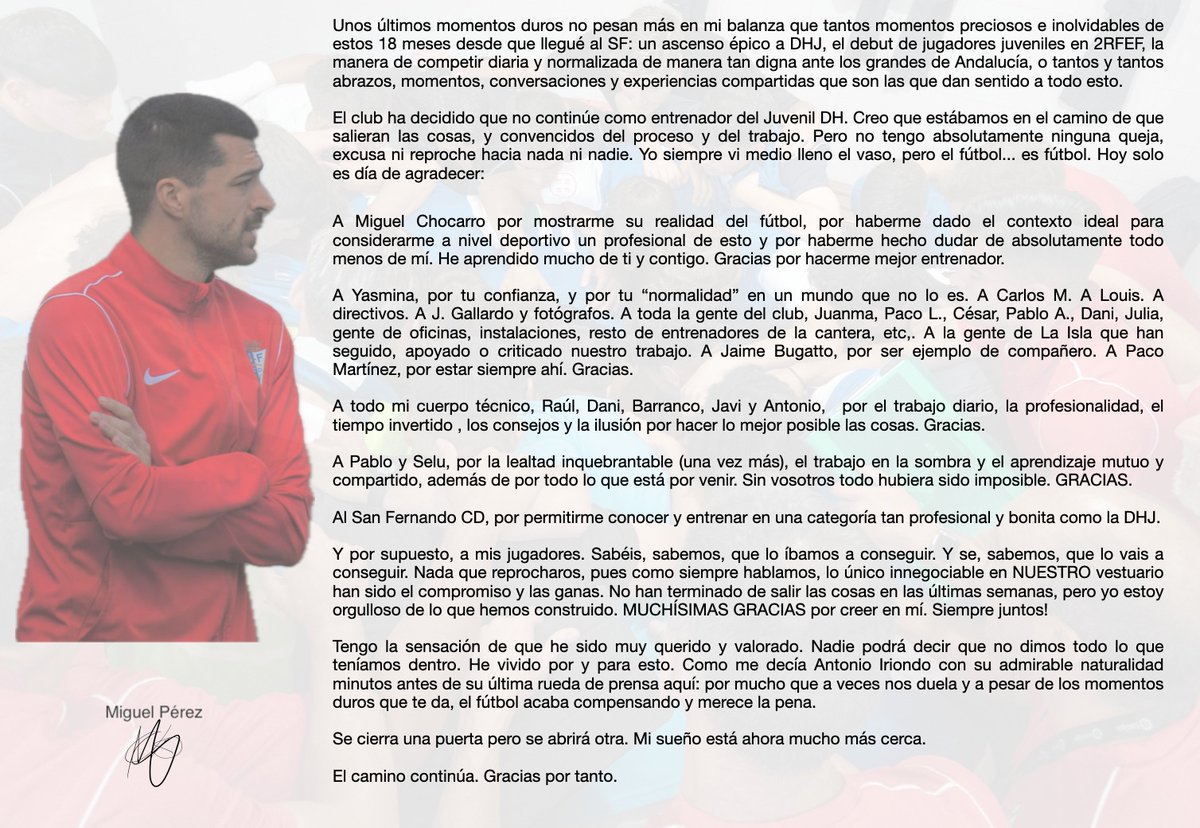 Gracias, <a href="/SanFernando_CD/">San Fernando CD</a> !

El camino continúa... ⚽️