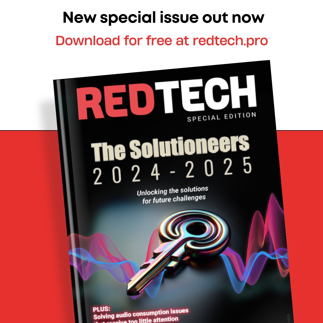 RedTech_News's tweet image. It’s time for RedTech’s 2025 edition of the Solutioneers. Get a head start on 2025 with an overview of future technologies from the likes of @teamferncast, @Genelec, @lawo , Quu and @dts 
Read or download for free mag.redtech.pro/books/mlot/#p=1 
#Audio #Radio #Solutioneers