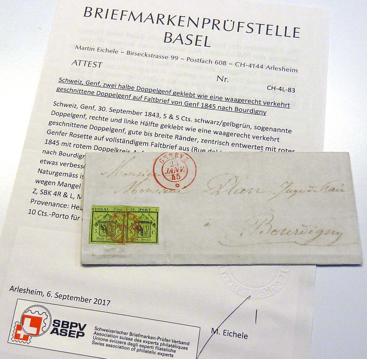 You can find very rare Old Switzerland philately collectibles at SwissPhila.ch
