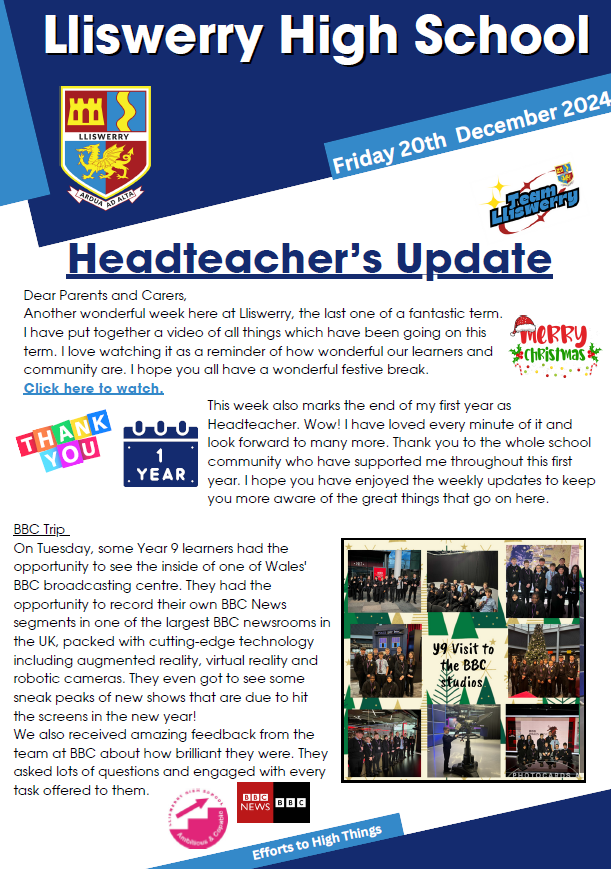 Lliswerry High tweet media