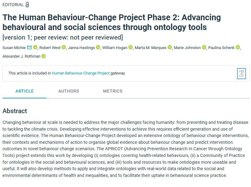 The first APRICOT publication is officially online!

Have a look at this editorial to learn more about our aims and plans!

You can read it here: lnkd.in/epCkhemK