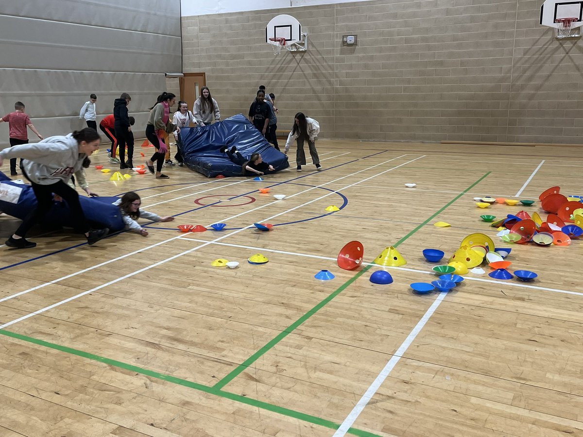 ChrystonPE's tweet photo. Hungry Hippo 🦛 competition for our S1 and S2 on their last day before the Christmas break 🎄 https://t.co/dK34NEYawi