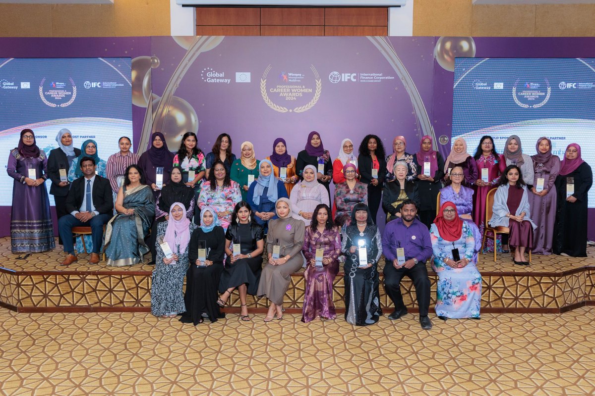 Together, we empower women for an inclusive future.

The Professional &amp; Career Women Awards 2024 by <a href="/WIMMV/">Women in Management Maldives</a>  in collaboration with the <a href="/IFC_org/">IFC</a> , we recognised women for their outstanding achievements and inspiring influence in their communities.

#GlobalGateway #EUinMaldives