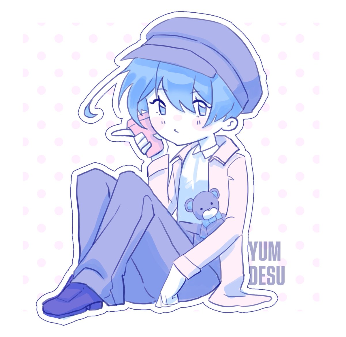 yum_desu's tweet photo. hio + teddy bear #hioriandteddybear #hiori #bluelock https://t.co/aKaqTL9MXV