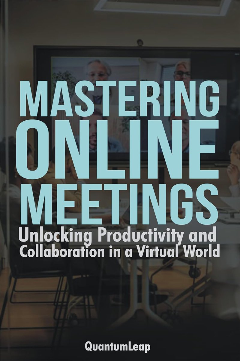 Mastering Online Meetings is your ultimate guide to turning virtual gatherings into productive, engaging, and results-driven sessions. In today’s digital workplace, effective online communication isn’t just a skill—it’s a necessity. 
amazon.com/dp/B0DQ5L4DYH/…