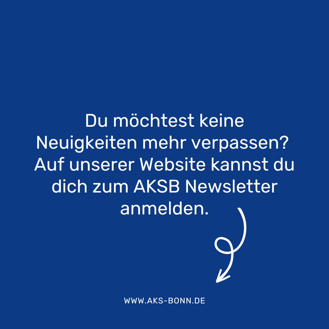 aksbonn's tweet photo. Zum Jahresende gibt es einen aktuellen Newsletter von uns. Viel Spaß beim Lesen! 💙 https://t.co/1biSDGjRdw