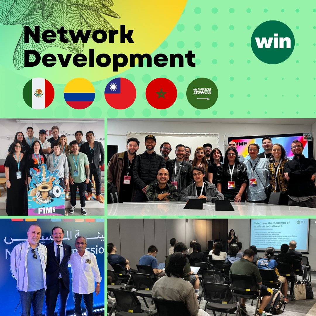 2️⃣0️⃣2️⃣4️⃣ was a busy year developing the global independent music network!

✔️ 5 countries visited
✔️ First official visits to 🇲🇦🇸🇦🇰🇷🇹🇼
✔️ Projects for new trade associations in 🇲🇽🇨🇴

Together we're building a stronger, more unified independent music community, one step at a time!