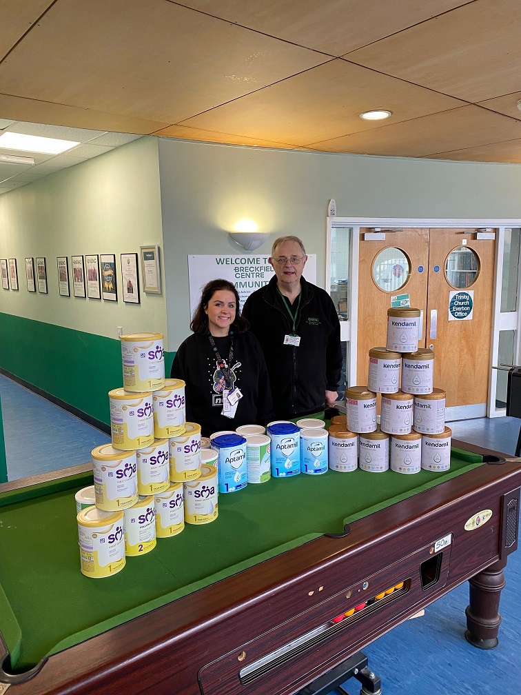 <a href="/BNENC_/">BNENC</a> would like to give a huge thank you to Melissa Eagle and the rest of the staff at <a href="/StMargarets_/">St Margaret's Anfield CE Primary</a> Anfield CofE Primary School. The staff pooled their money together and raised £450 to donate Baby Milk to the our  Baby Bank and made a generous donation. Merry Christmas.