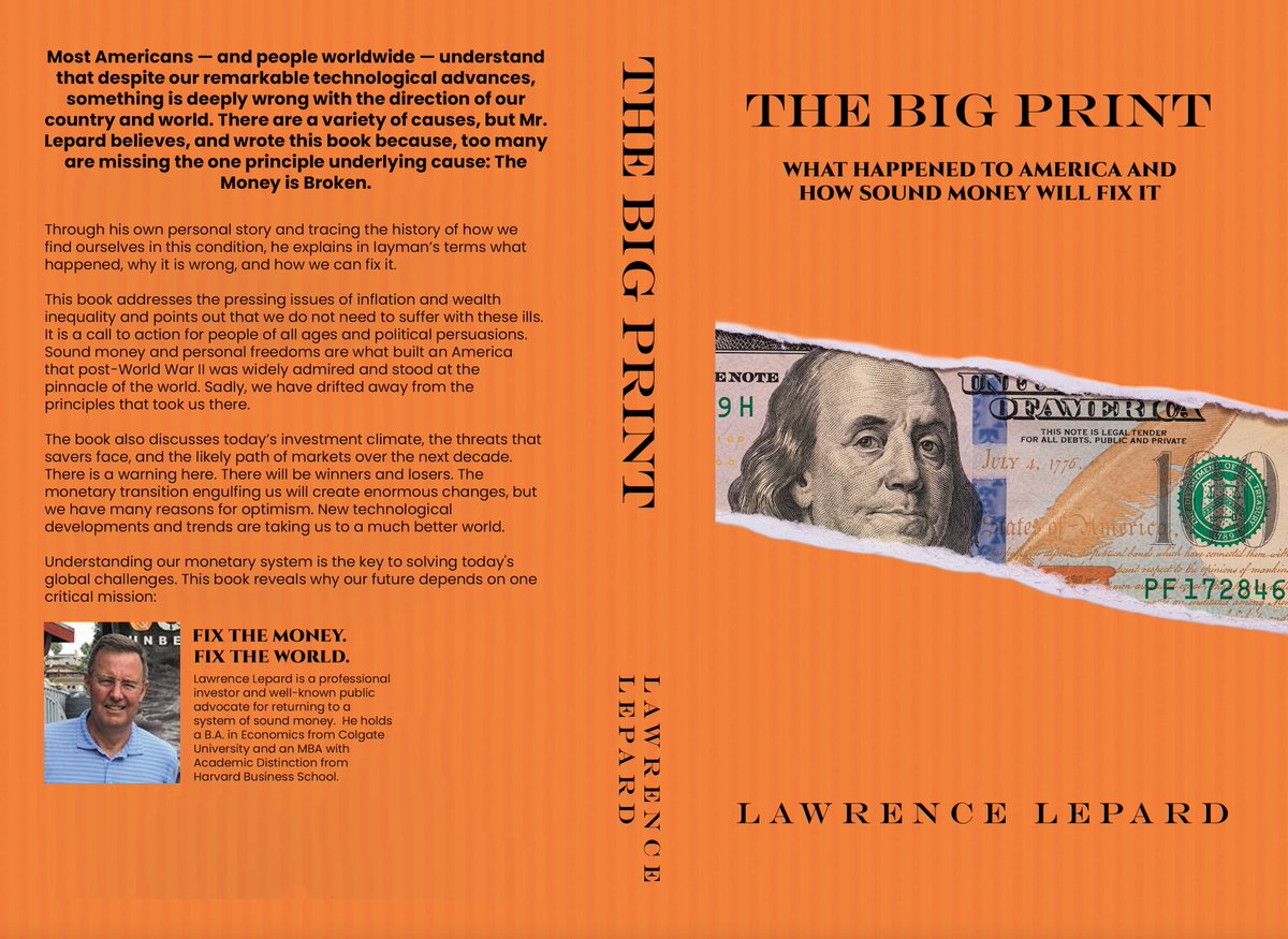 Lawrence Lepard, "fix the money, fix the world" tweet media