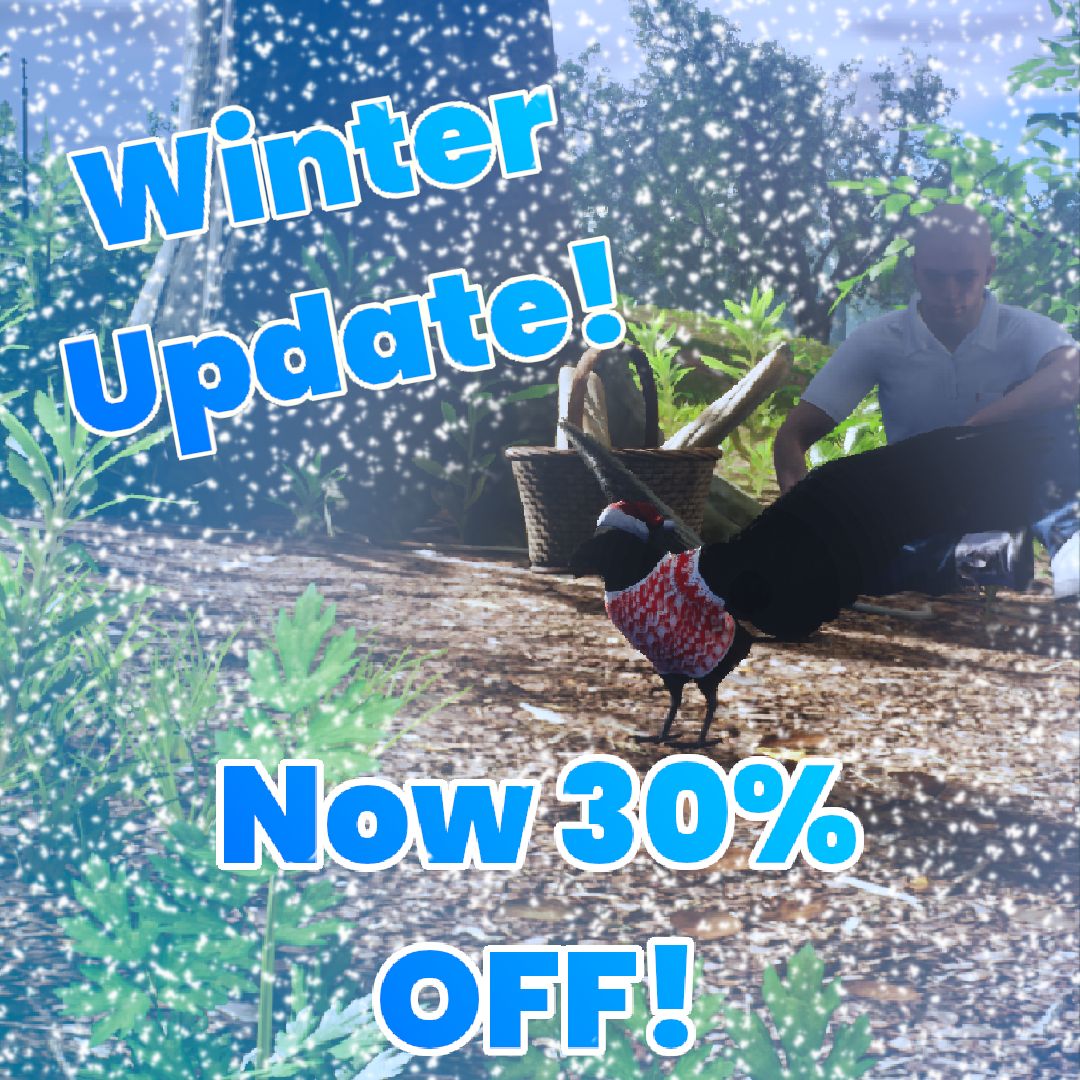 project_ragdoll's tweet photo. 🎄 Celebrate the season in Bird Simulator 24!
🎅 New Winter Update:
✅ Cozy Holiday Sweater skin
🛠️ Object grabbing improved
💡 Many minor fixes

🎮 Now 30% OFF during the Winter Sale!
👉 https://t.co/a7a17hz8LQ
#BirdSimulator24 #WinterUpdate #SteamSale https://t.co/G1o0hLPGea