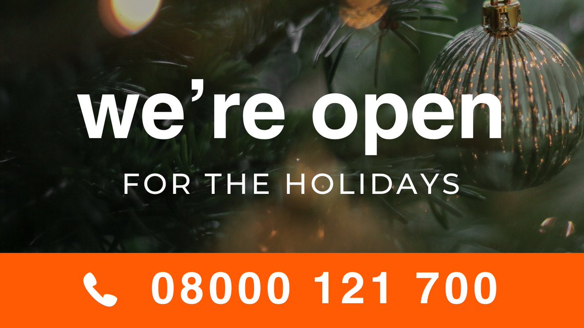 Modern Slavery & Exploitation Helpline (@mshelpline) on Twitter photo When many places are closed, we’re still open – including #Christmas & New Year’s Day.
If you spot someone who you think might need our help, or you need help yourself, our <a href="/MSHelpline/">Modern Slavery & Exploitation Helpline</a> is available free, 365 days a year on 08000 121 700. When many places are closed, we’re still open – including #Christmas & New Year’s Day.
If you spot someone who you think might need our help, or you need help yourself, our <a href="/MSHelpline/">Modern Slavery & Exploitation Helpline</a> is available free, 365 days a year on 08000 121 700.