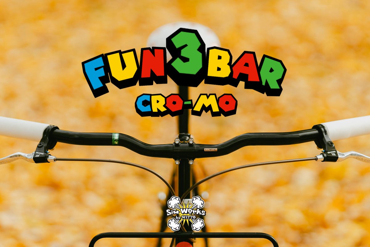 FUN3 Cro-mo is BACK!!!
先にお伝えした、黒のクロモリバー問題を日東さんが何とか解決してくれて、まずはFUN3Barから戻ってきました。２回持ち上げて1回戻す３D形状！
最新バイクから旧車レストアのアクセントにもぜひ。
sim-works.com/news/fun3-bar-…
同時にアルミモデルも再入荷です。