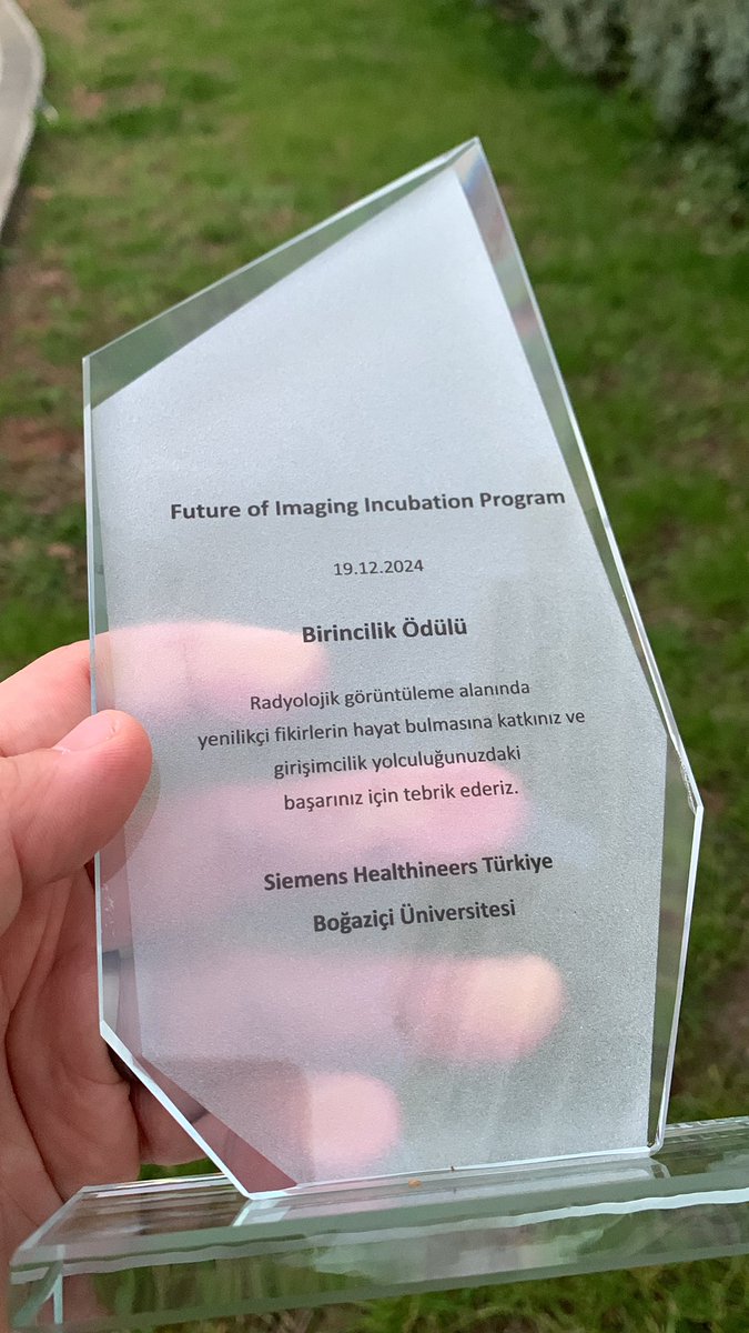 Venimus,vidimus,vicimus!
1st place in Future of Imaging hosted by <a href="/UniBogazici/">Boğaziçi Üni.</a> and organized by @siemenshealth Türkiye. <a href="/AortasensePro/">AortaSense Pro</a> <a href="/cagataycivici/">Cagatay Civici</a> <a href="/deparktgb/">DEPARK A.Ş.</a>