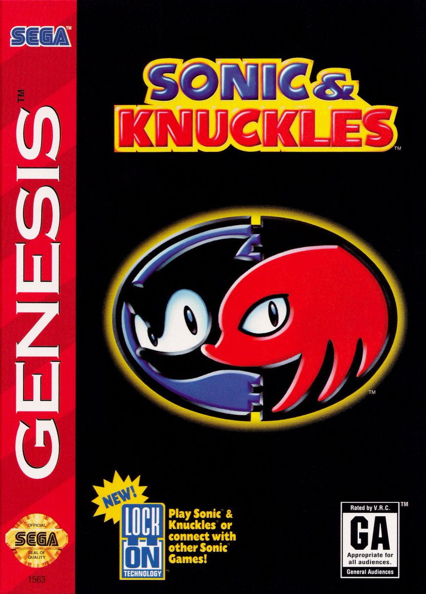 CoolBoxArt's tweet image. Sonic &amp;amp; Knuckles / Genesis / Sega / 1994