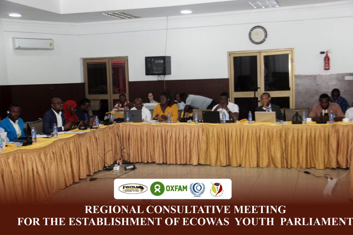 fosdagh's tweet photo. Day 2 and the final day of the Regional Consultative Meeting for the establishment of the ECOWAS Youth Parliament is ongoing.

Inspiring energy here, as participants collaborate to develop more effective approaches to establishing the ECOWAS Youth Parliament. https://t.co/fvpuYvCExT