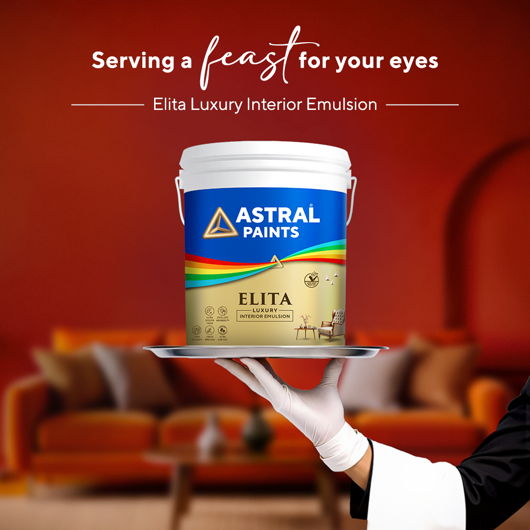 Astral_Paints's tweet photo. Let Astral Paints bring sophistication to your space with a palette that’s as refined as a fine dining menu.
#Astral #AstralPaints #AstralNowInPaints #VibrantHomes #VibrantColours #PaintYourHomeWithStyle #InteriorRange #ElitaLuxury #InteriorEmulsions #LuxuryRange https://t.co/6tw9fl3HMl