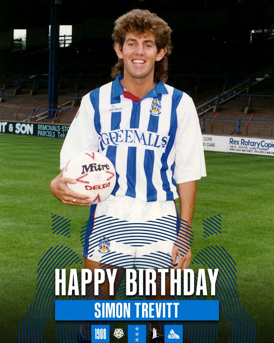 htafc's tweet photo. A very Happy Birthday to former Town defender, Simon Trevitt! 🎁

Simon made over 250 appearances for the Terriers between 1986 and 1996! 👏

#htafc https://t.co/xIr23BRg4w