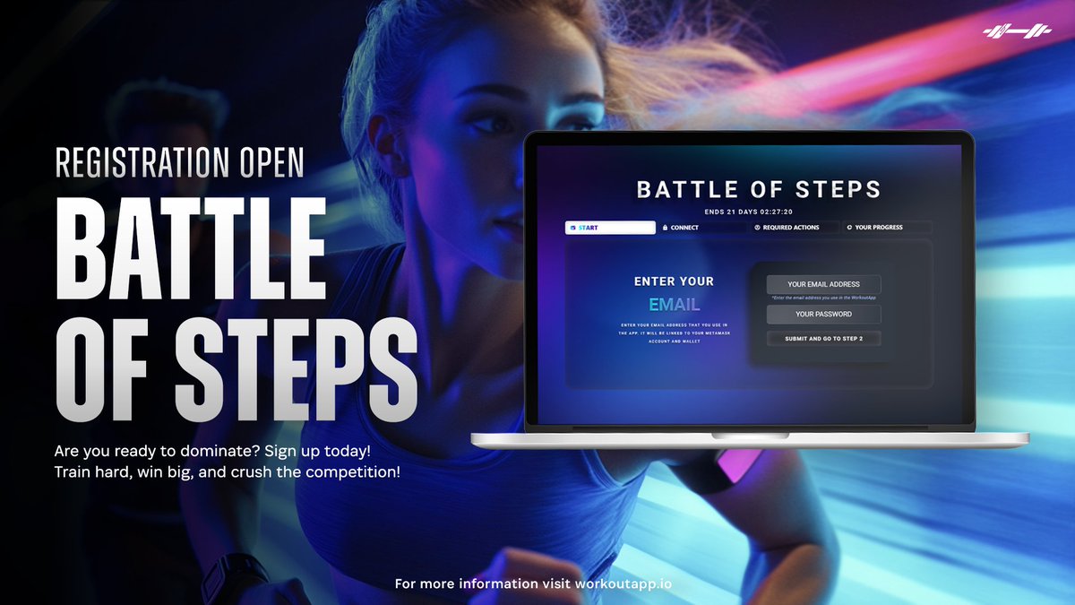 Hello #WRTarmy 🔥

It's time to open registration for the "Battle Of Steps" tournament. Win great prizes and give yourself a gift for the New Year. Defeat all your opponents and get first place!

The rule is simple: get as many points as possible for correctly performed steps.