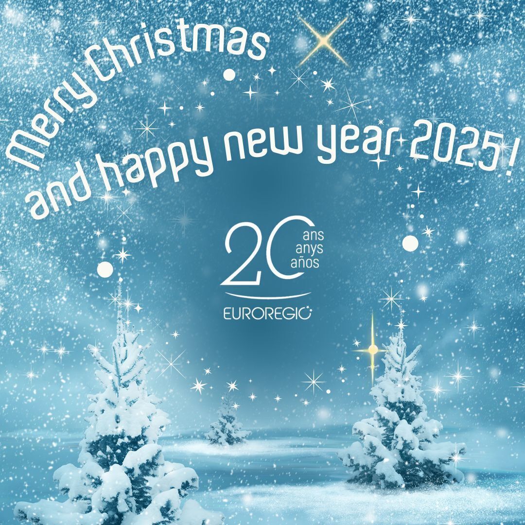 [CAT]✨Tot l'equip de l'Euroregió us desitja unes molt bones festes!🎄 
Ens veiem al 2025! 🎉 

[FR] ✨Toute l'équipe de l'Eurorégion vous souhaite de très belles fêtes de fin d'année ! 🎄
On se retrouve en 2025 ! 🎉 

Notre newsletter : euroregio.eu/newsletter/his…