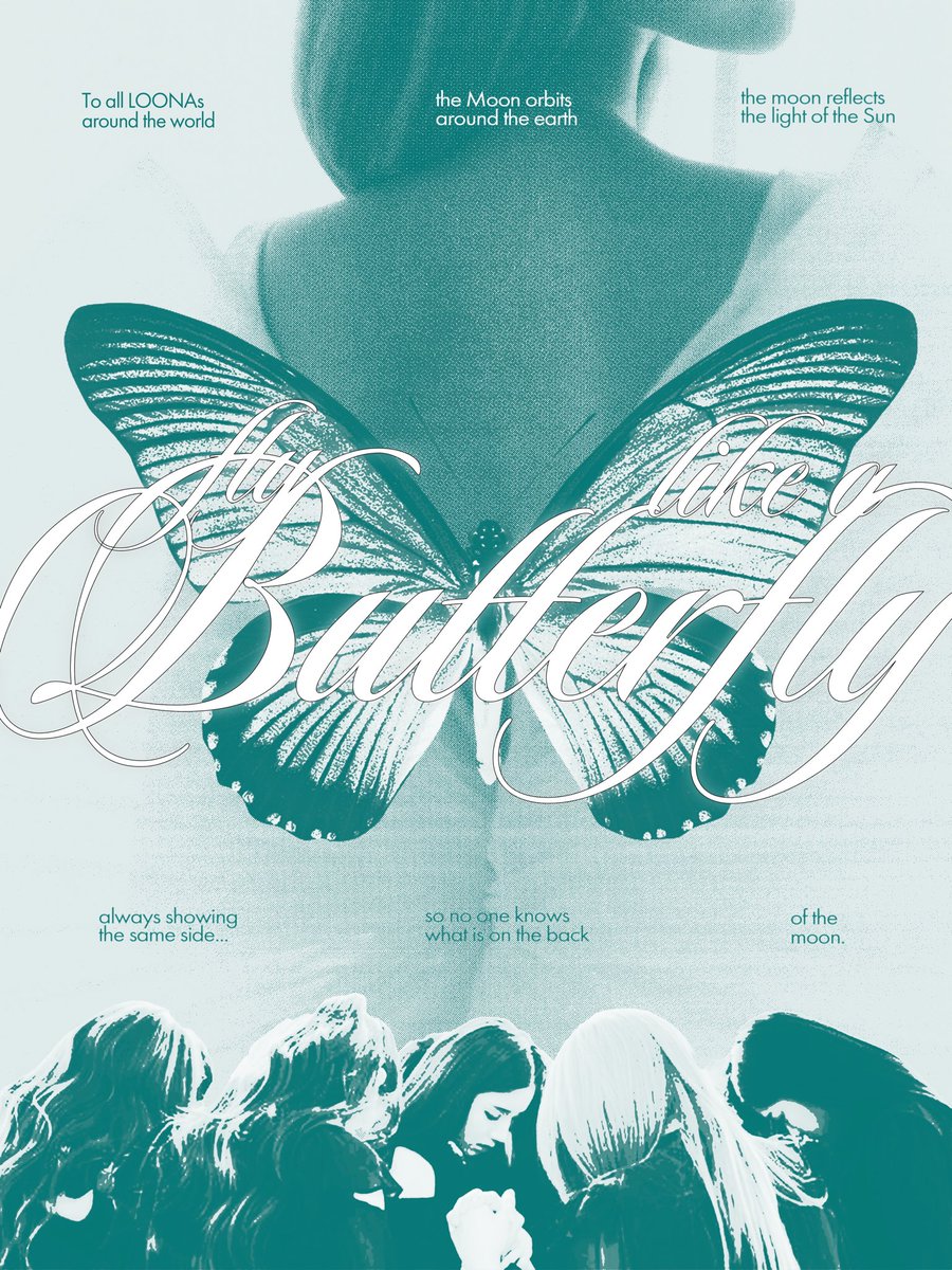 qvvurty's tweet photo. loona poster i did for our principles of design class from last year :33 #loona https://t.co/BF0gUoD4sO