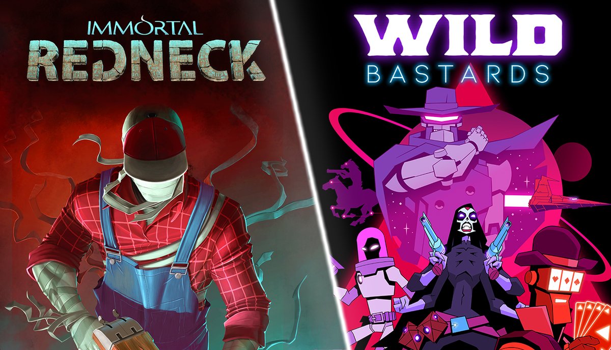CremaGames's tweet image. Immortal Redneck joins @WildBastards on the "Pyramids and Outlaws" bundle on @Steam !
Enjoy a 55% discount by purchasing these two heart-pounding, explosive FPS! From ancient Egypt to the cosmos, stick to your guns!
store.steampowered.com/bundle/6962/Py…