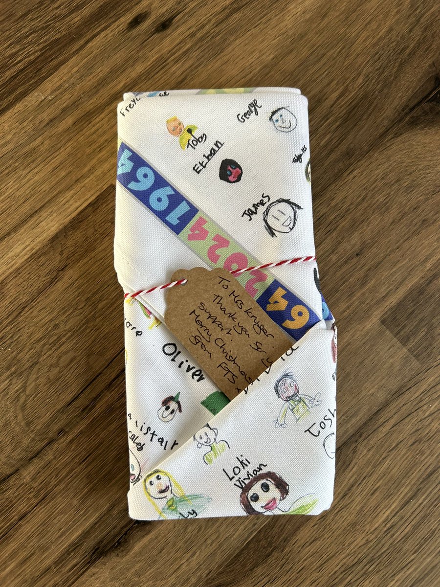 Lovely school tea towel from the FTS ⭐️