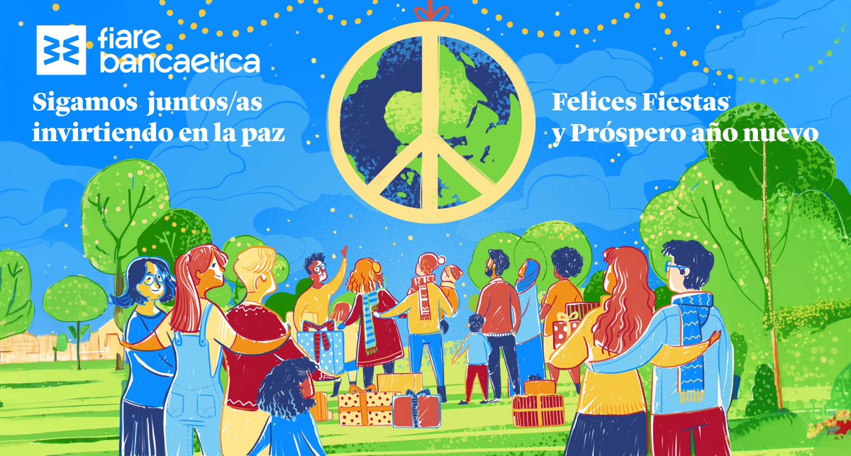 fiareBE's tweet photo. Tras un año difícil, con un genocidio en Palestina, varias guerras que parecen no tener fin y unas desigualdades cada vez mayores seguimos plantando semillas de esperanza fortaleciendo una #EconomíaSocial al servicio de las personas y el planeta.
https://t.co/5QT5eq034c https://t.co/R4HRwOhHk1