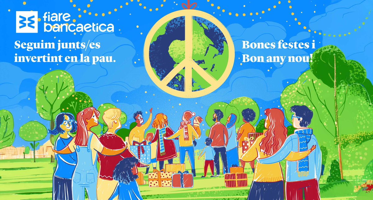 fiareBE's tweet photo. Tras un año difícil, con un genocidio en Palestina, varias guerras que parecen no tener fin y unas desigualdades cada vez mayores seguimos plantando semillas de esperanza fortaleciendo una #EconomíaSocial al servicio de las personas y el planeta.
https://t.co/5QT5eq034c https://t.co/R4HRwOhHk1