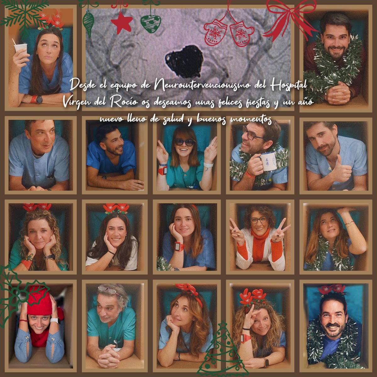 Desde neurorradiologia intervencionista del <a href="/HospitalUVRocio/">HospitalUVRocio</a> os deseamos felices fiestas!