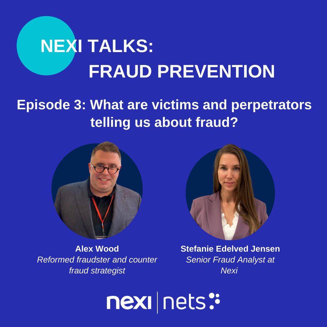 Ever wondered how fraudsters think? In Episode 3, we’re joined by Alex Wood and Stephanie Edelved Jensen to reveal how they pick their targets and evolve their approach, and how financial crime can have a devastating impact on victims.

nexigroup.com/en/media-relat…

#NexiTalks