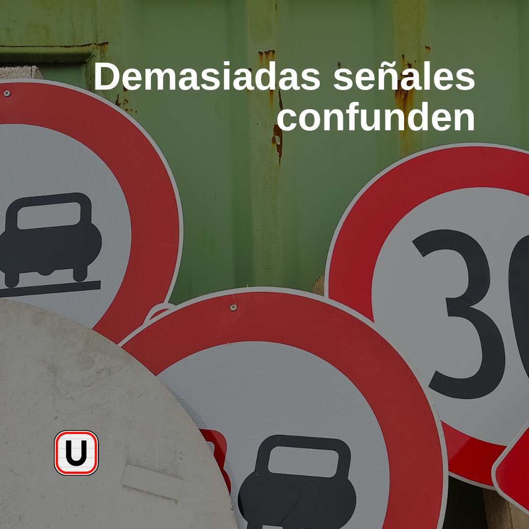 urbasenal's tweet image. ⛔"𝐌𝐚́𝐬 𝐬𝐞𝐧̃𝐚𝐥𝐞𝐬 𝐝𝐞 𝐭𝐫𝐚́𝐟𝐢𝐜𝐨 𝐬𝐢𝐞𝐦𝐩𝐫𝐞 𝐬𝐢𝐠𝐧𝐢𝐟𝐢𝐜𝐚𝐧 𝐦𝐚́𝐬 𝐬𝐞𝐠𝐮𝐫𝐢𝐝𝐚𝐝"

Es un mito, ya que muchas señales pueden confundir⚠️ La clave es una señalización clara, bien planificada y estratégicamente ubicada.

#Urbaseñal #señalesdetráfico