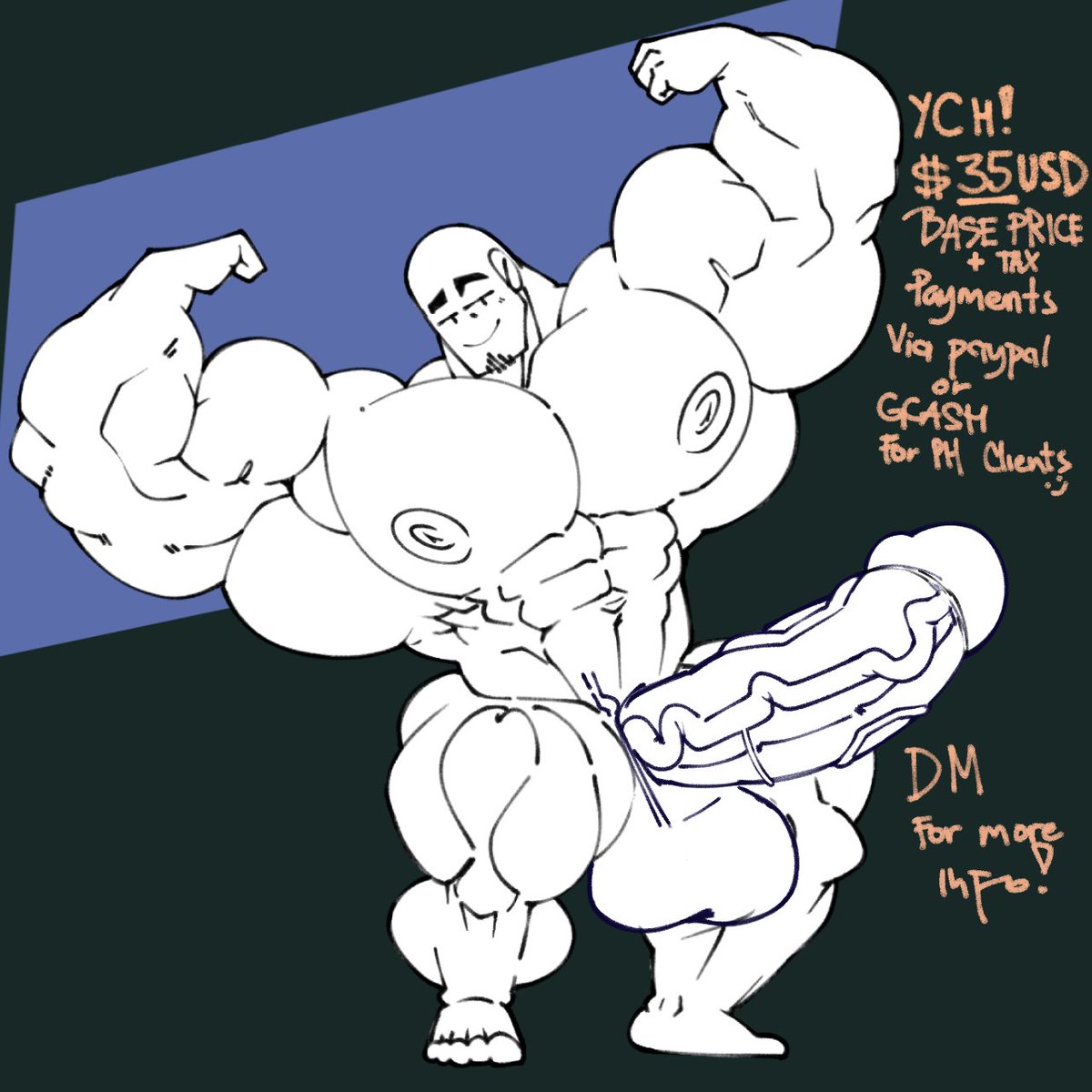 Opening up my first little ych :] if you're interested in snagging one for yourself then feel free to leave a message here on in DMS if you have more questions! Will be taking as much for the rest of the month!