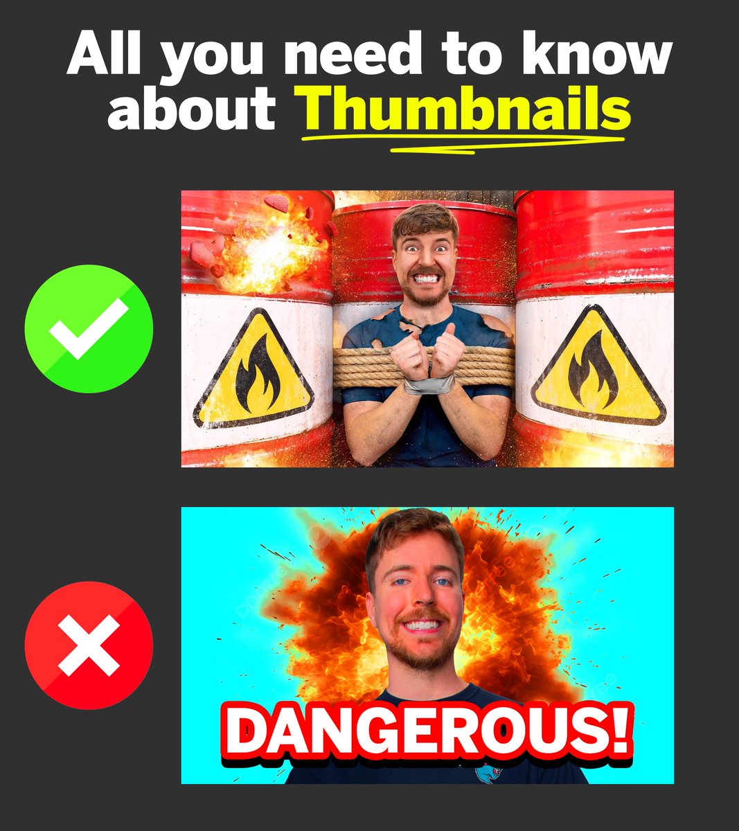 MatejaCreates's tweet photo. Wanna make viral thumbnails? 🤔

Here is my secret on how I make thumbnails that the viewer just can't scroll past. 💈👇 https://t.co/OGgcL1otzx