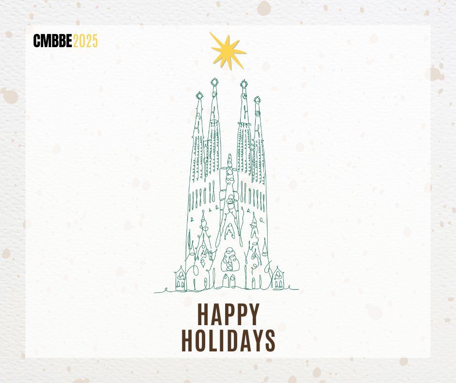 cmbbesymposium's tweet image. πβ¨ May your days be merry & bright... and your research insightful!
This holiday season, weβre dreaming of... an inspiring #CMBBE2025! Submit special session & workshop proposals by Jan 24, 2025.
Letβs make it the most wonderful time of the year! π bit.ly/CMBBE2025_call