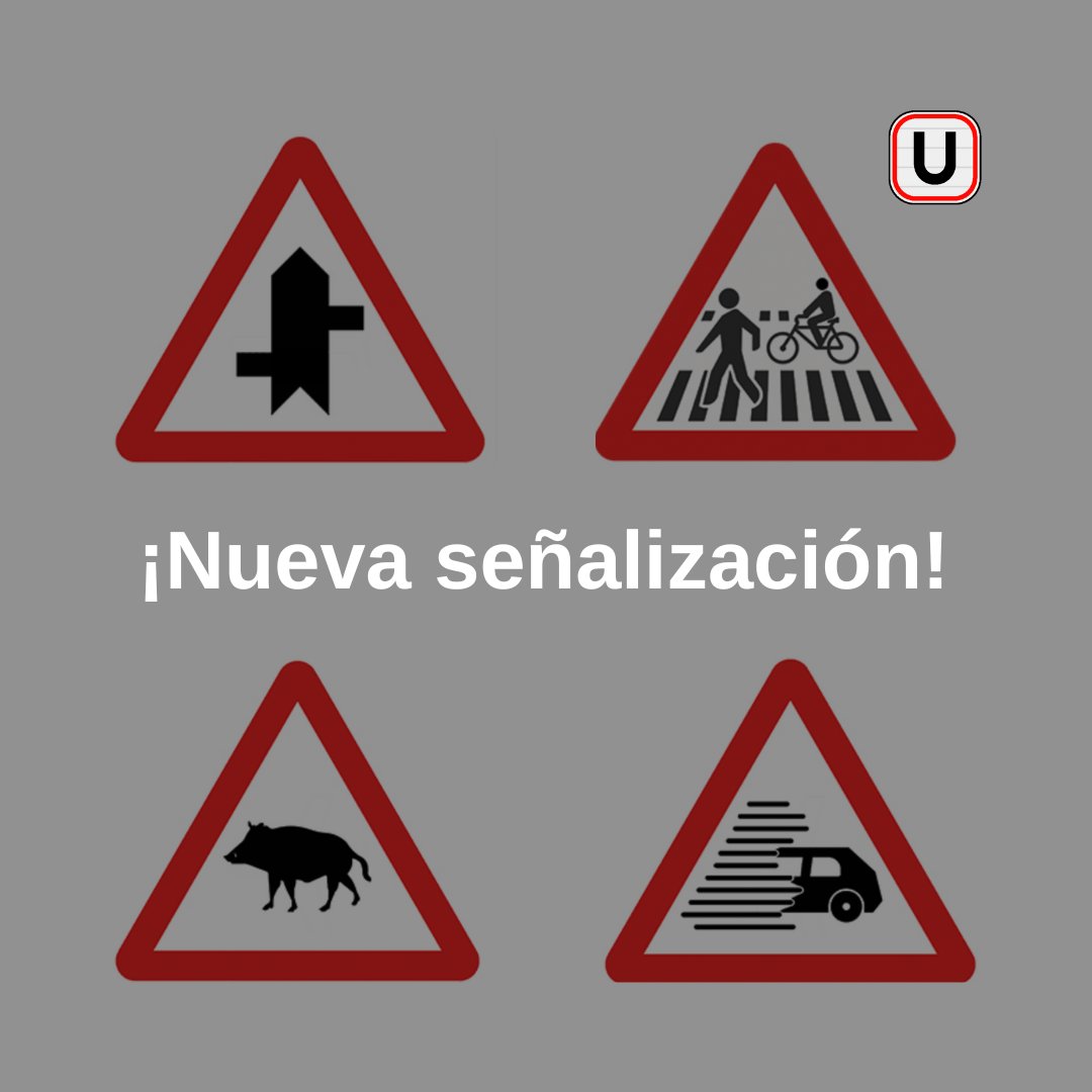 urbasenal's tweet image. 💡 ¿Sabías que se han creado nuevas señales de tráfico?

Pues sí, en total son 20 nuevas señales de seguridad vial, te mostramos algunas de ellas 🚸.

En el resto de redes sociales de Urbaseñal te contamos un poco más!

#urbaseñal #seguridadvial #mobiliariourbano