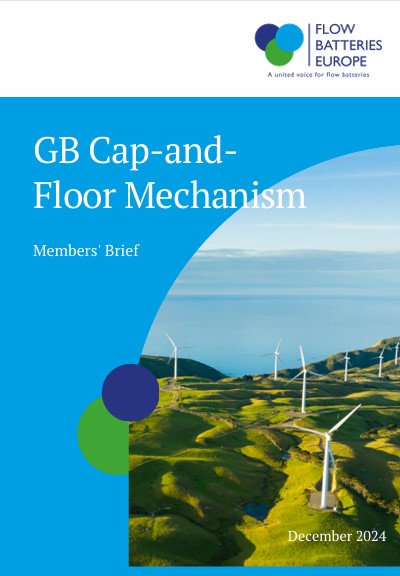 Flow Batteries Europe (@flowbatterieseu) on Twitter photo ๐ข Just out, new FBE Members Only Brief: Great Britain (GB) Cap-and-Floor Mechanism! ๐ต
The brief describes how GBโs long-duration energy storage (LDES) sector will be stimulated with a Cap-and-Floor Mechanism.
๐ FBE Members can access the brief in the FBE Members Area! ๐ข Just out, new FBE Members Only Brief: Great Britain (GB) Cap-and-Floor Mechanism! ๐ต
The brief describes how GBโs long-duration energy storage (LDES) sector will be stimulated with a Cap-and-Floor Mechanism.
๐ FBE Members can access the brief in the FBE Members Area!