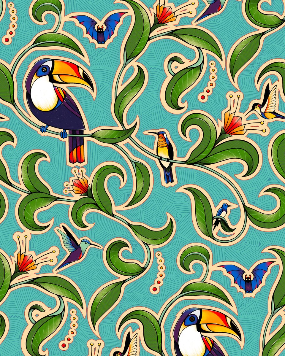 andreaspreis's tweet image. I always loved to create patterns, but somehow only very rarely do it. Here’s one to add some warmth to these cold and dark days. Which color do you think looks better?