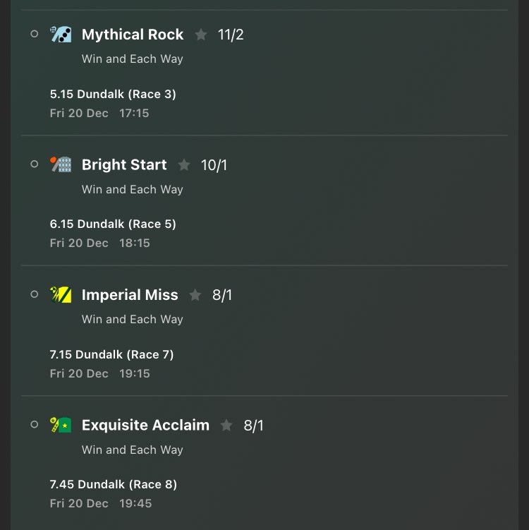 _PhoenixSports_'s tweet photo. #racingtips ew L15 plus ew dble top 2 and bottom 2 plus ew 4 fold @dundalk https://t.co/HjkgLTtFuN