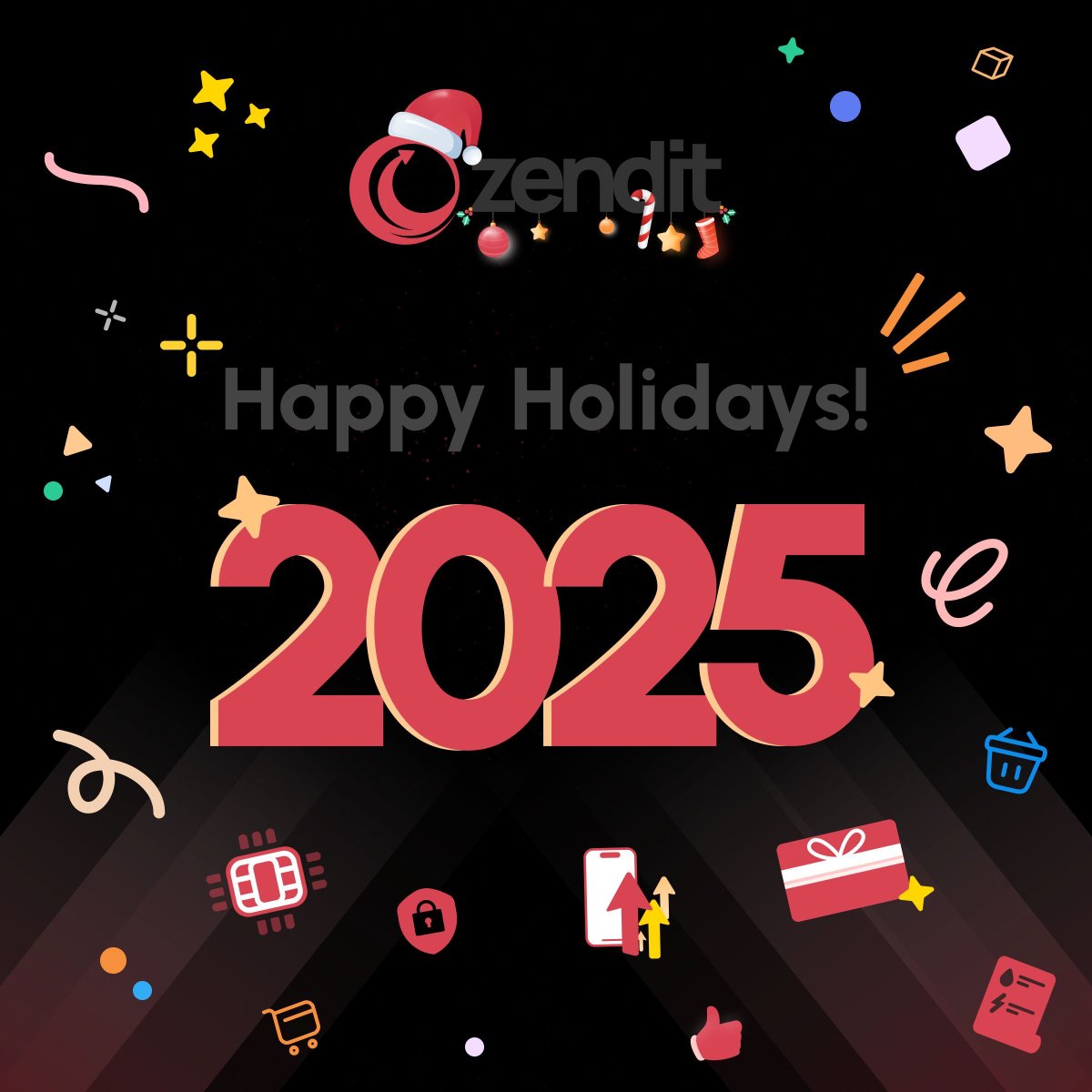 zenditplatform's tweet image. The entire zendit team wishes you Happy Holidays filled with joy, warmth, and cheer! 🎄🎁✨ 

#zendit