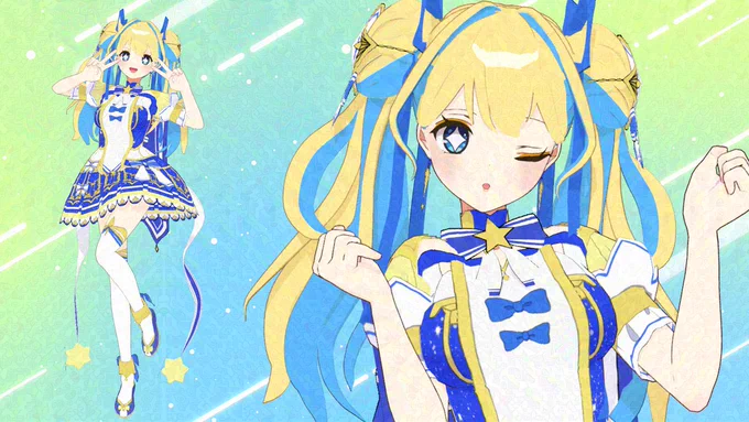 3Dモデルが気になっている方!VRoidもいいですよイラストみたいなモデル作れます#私の作品もっと沢山の人に広がれ祭り 
