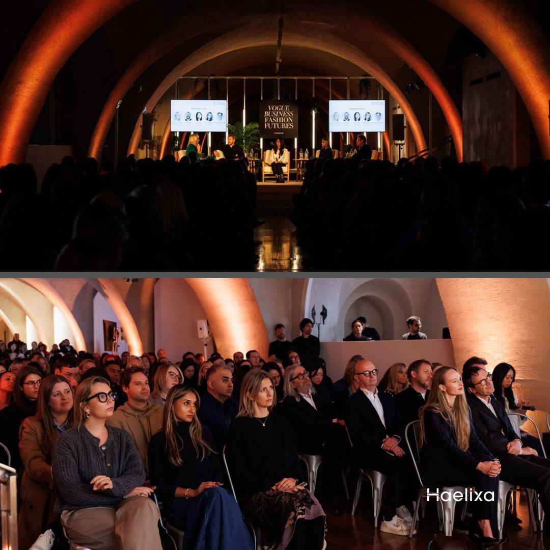 ⭐ We’re looking back on a great event in London with Vogue Business

After the debut of Fashion Futures in New York, Holly Berger and Tuula Hirvelä joined the London edition to represent Haelixa and connect with innovators. 

Find out more: buff.ly/3Biinfn 

#innovation