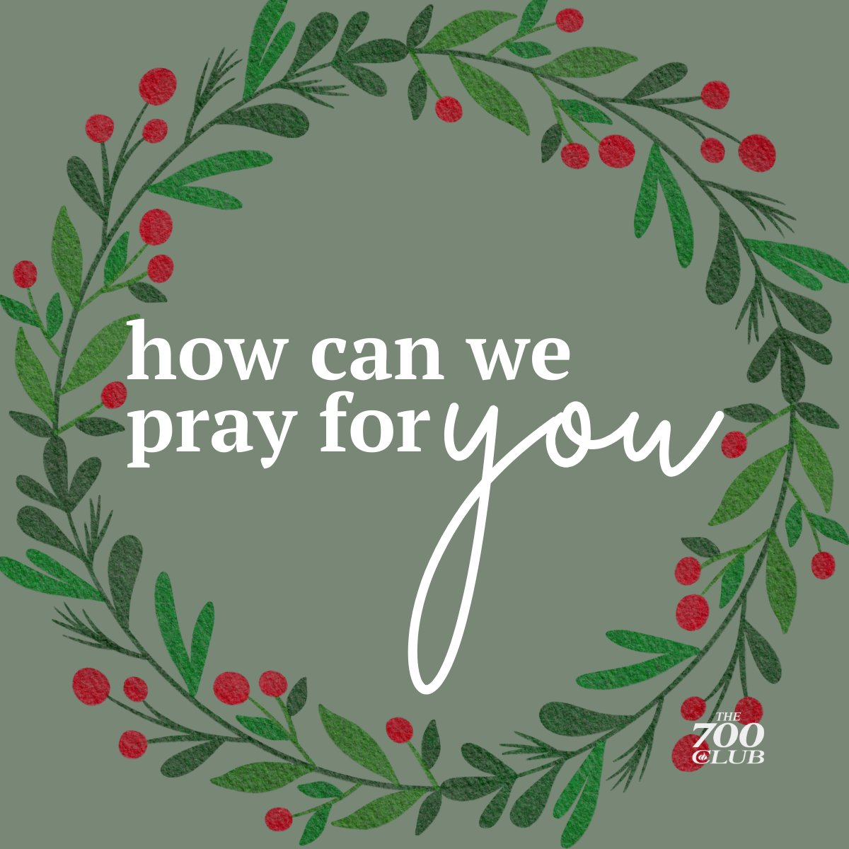 700club's tweet photo. Let's lay down our worries and concerns before the Lord today 🙏✝️ - how can we stand with you in prayer??
Share your prayer needs in the comments ❤️ ⬇️
#prayer #howcanweprayforyou #believers #christmas #hope #jesus #christian #faith #encouragement https://t.co/MOMzLDKrby