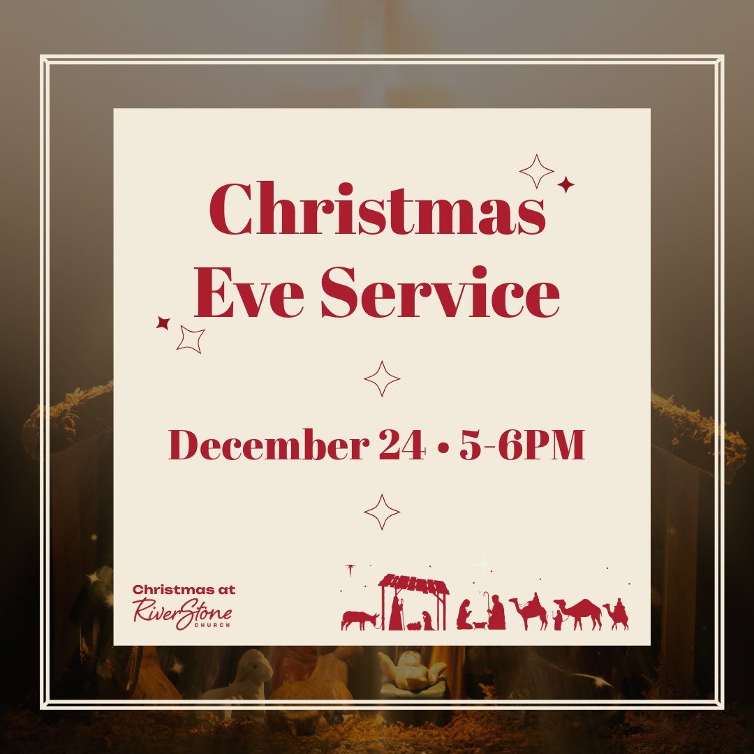 RiverStoneVA's tweet photo. Join us on Tuesday, Christmas Eve from 5-6PM to focus in with us on what Christmas is truly all about! https://t.co/GAXYKQK7TK